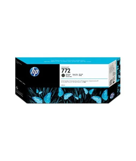 Cartouche d'encre Noire Mate HP 772, 300Ml