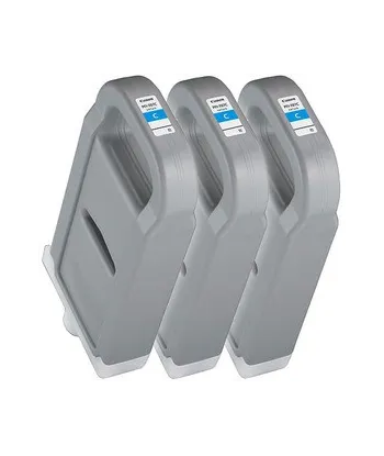 Pack 3 xCartouche d'encre CANON PFI-707C Cyan 700ml