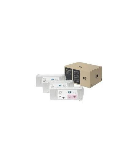Pack x 3 Cartouches d'encre Magenta clair HP81 680ml