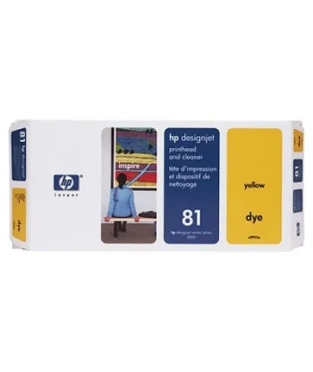 Tête d'impression Jaune HP 81