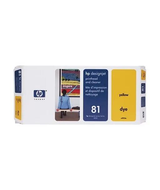 Tête d'impression Jaune HP 81