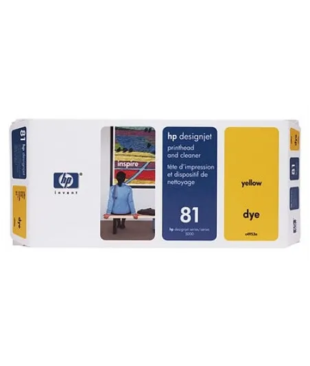 Tête d'impression Jaune HP 81