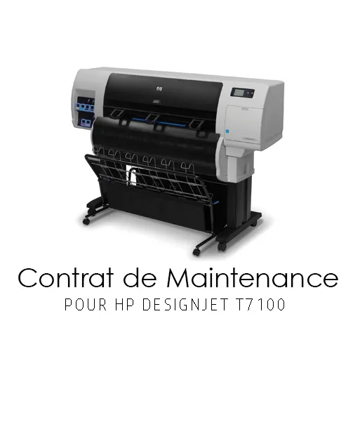 Contrat de maintenance 1 an pour HP T7100