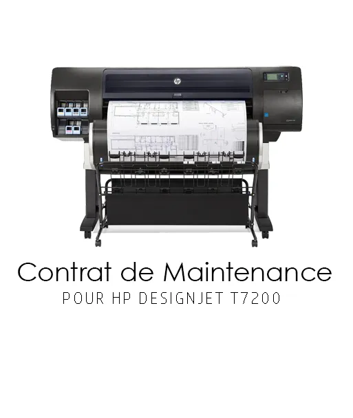 Contrat de maintenance 1 an pour HP T7200