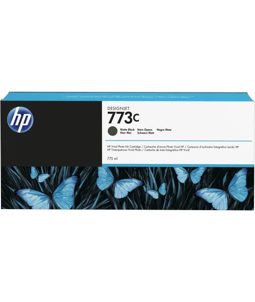 Cartouche d'encre Noir Mat HP 773C 775ml