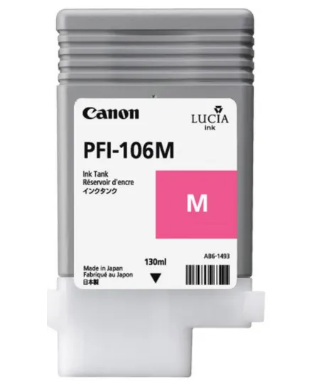 Cartouche d'encre CANON Magenta PFI-106 M 130Ml