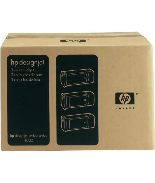 Pack x 3 Cartouches d'encre Magenta HP 90 400ml