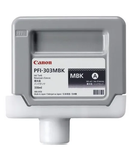 Cartouche d'encre CANON PFI-303MBK Noir 330ml