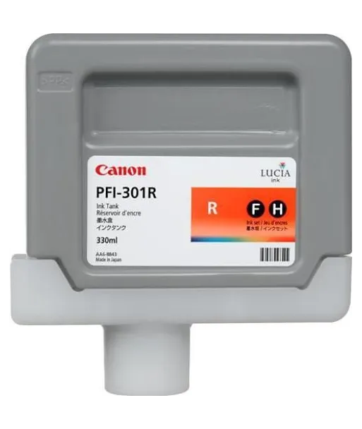 Cartouche d'encre CANON PFI-301R Rouge 330ml 
