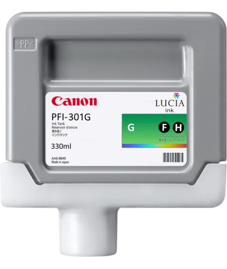Cartouche d'encre CANON PFI-301G Vert 330ml