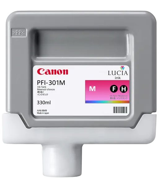 Cartouche d'encre CANON PFI-301M Magenta 330ml