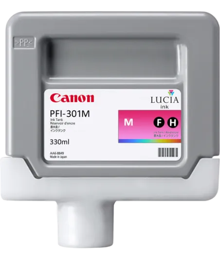 Cartouche d'encre CANON PFI-301M Magenta 330ml