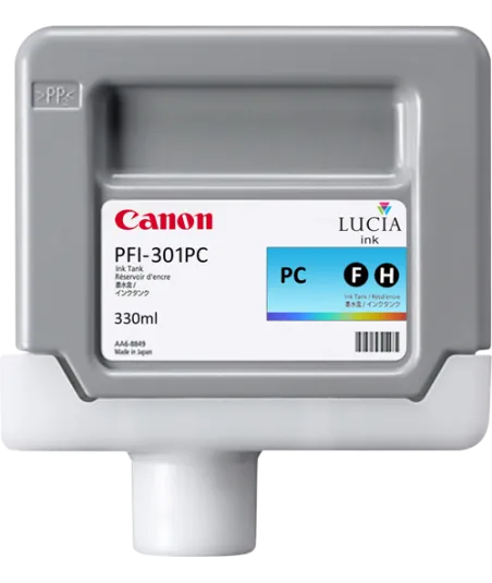 Cartouche d'encre CANON PFI-301PC Cyan photo  330ml