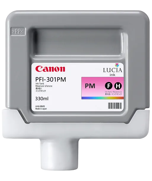Cartouche d'encre CANON PFI-301PM Magenta photo 330 ml