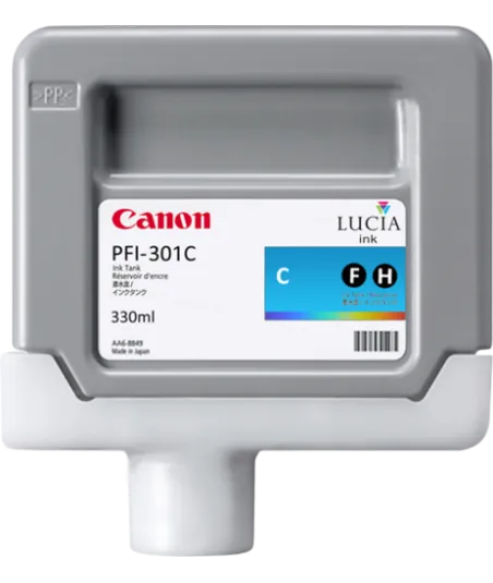 Cartouche d'encre CANON PFI-301C Cyan  330ml