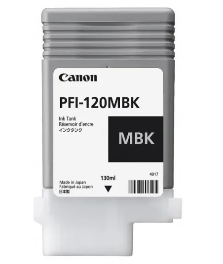 Cartouche d'encre CANON PFI-120MBK Noir Mat - 130ml