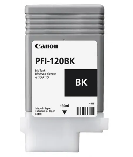 Cartouche d'encre CANON PFI-120BK Noir Photo - 130ml
