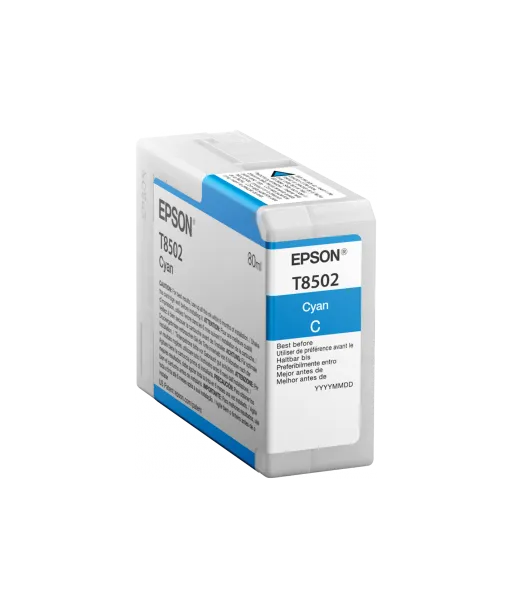 Cartouche d'encre EPSON T850200 Cyan - 80ml