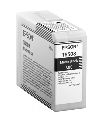 Cartouche d'encre EPSON T850800 Noir Mat - 80ml