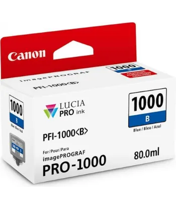 Cartouche d'encre Canon PFI-1000B Bleu 80 ml