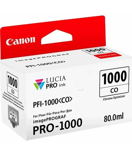Cartouche d'encre Canon PFI-1000CO Optimiseur de brillance 80 ml