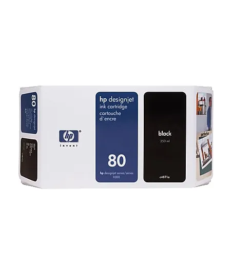 Cartouche d'encre HP 80 Noir 350 ml