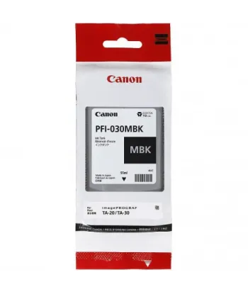 Cartouche d'encre Canon PFI-030MBK - Noir Mat - 55 ml