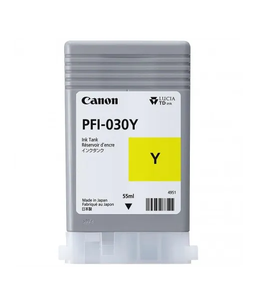 Cartouche d'encre Canon PFI-030Y - Jaune - 55 ml