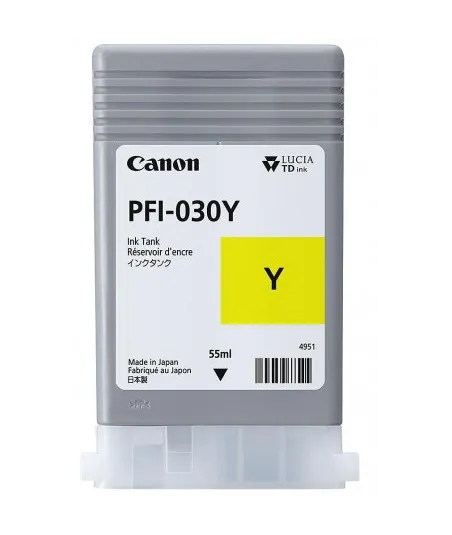 Cartouche d'encre Canon PFI-030Y - Jaune - 55 ml
