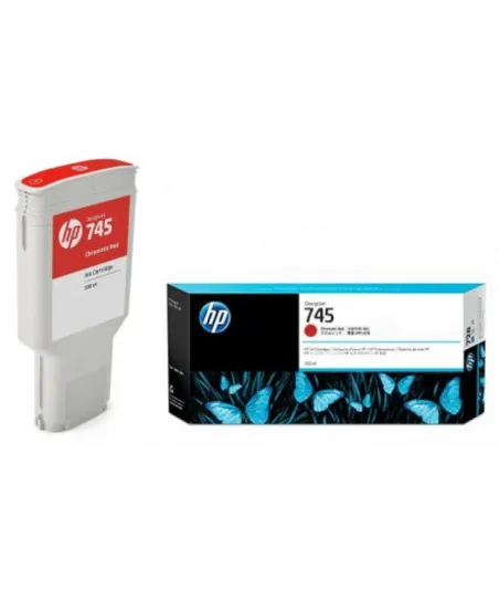 Cartouche d'encre Rouge Chromatique HP 745 300ML