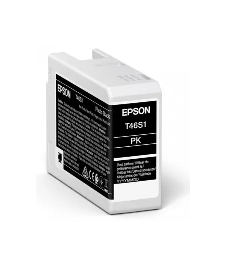 Cartouche d'encre EPSON Noir Photo T46S1 25 ml
