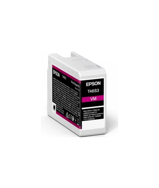Cartouche d'encre EPSON Magenta vif  T46S3 25 ml