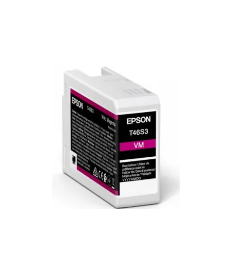 Cartouche d'encre EPSON Magenta vif  T46S3 25 ml