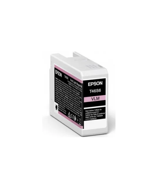 Cartouche d'encre EPSON Magenta clair vif T46S6 25 ml
