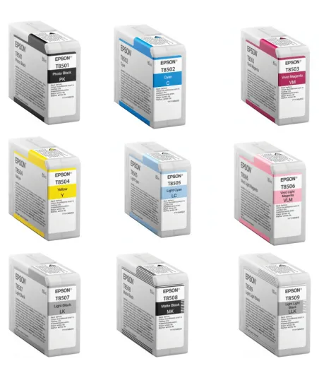 Pack Cartouches d'encre EPSON SureColor SC-P800 80 ml