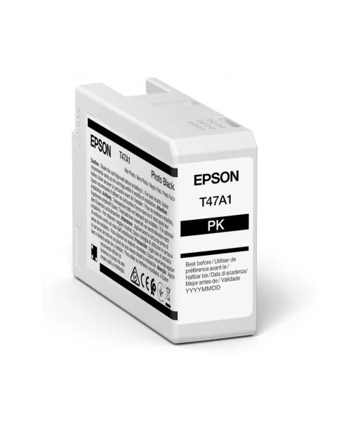 Cartouche d'encre EPSON Noir Photo T47A1 50 ml