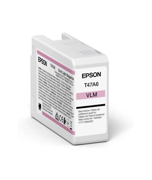 Cartouche d'encre EPSON Magenta clair vif  T47A6 50 ml