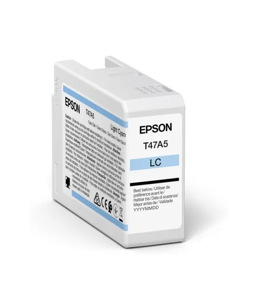 Cartouche d'encre EPSON Cyan clair  T47A5 50 ml