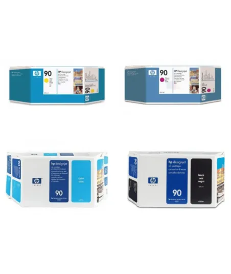 Pack Cartouche d'encre HP 90 - 400ml