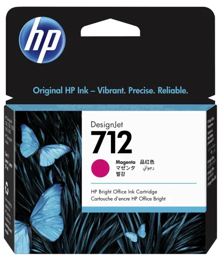 Cartouche d'encre DesignJet HP 712, magenta, 29 ml