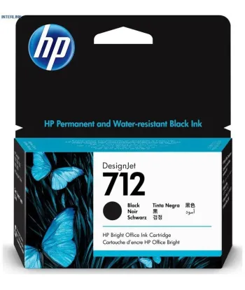 Cartouche d'encre DesignJet HP 712, noir, 80 ml