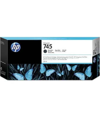 Cartouche d'encre Noir Mat HP 745 300ML