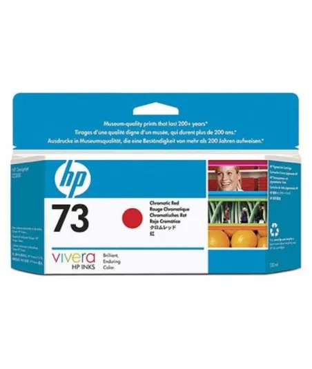 Cartouche d'encre Rouge chromatique HP73 130ml