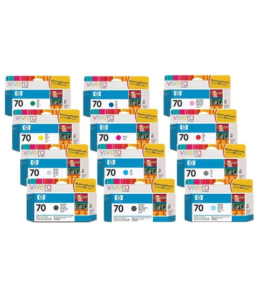 Pack Cartouche d'encre HP 70