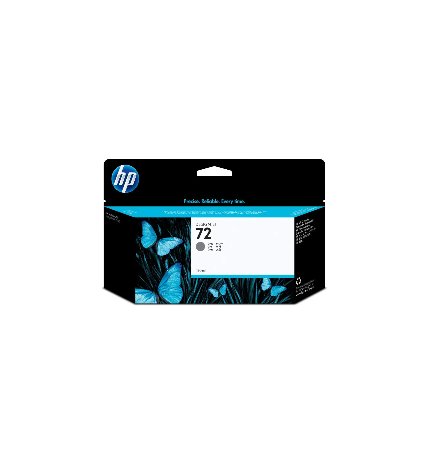 Cartouche d'encre grise HP 72 130 ml