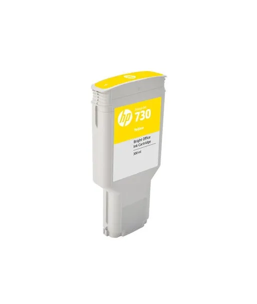 Cartouche d'encre HP 730 Jaune 300 ml