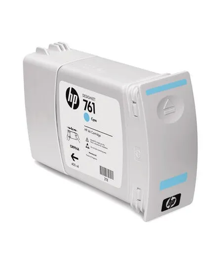 Cartouche d'encre Cyan HP 761, 400Ml