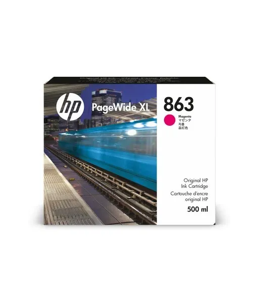 Cartouche d'encre HP 863 Magenta 500 ml