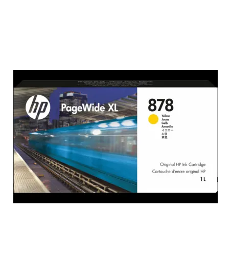 Cartouche d'encre HP878 Jaune 1 litre