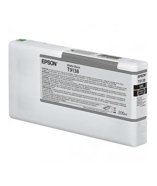 Cartouche d'encre EPSON T1938 Noir mat - 200 ml